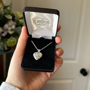 Silver Heart Pendant Necklace